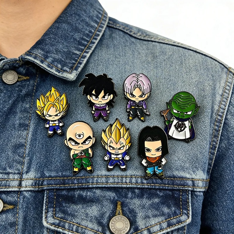 7pcs Set Cute Manga Brooches f - Embroidery Reddit ulasan dan harga