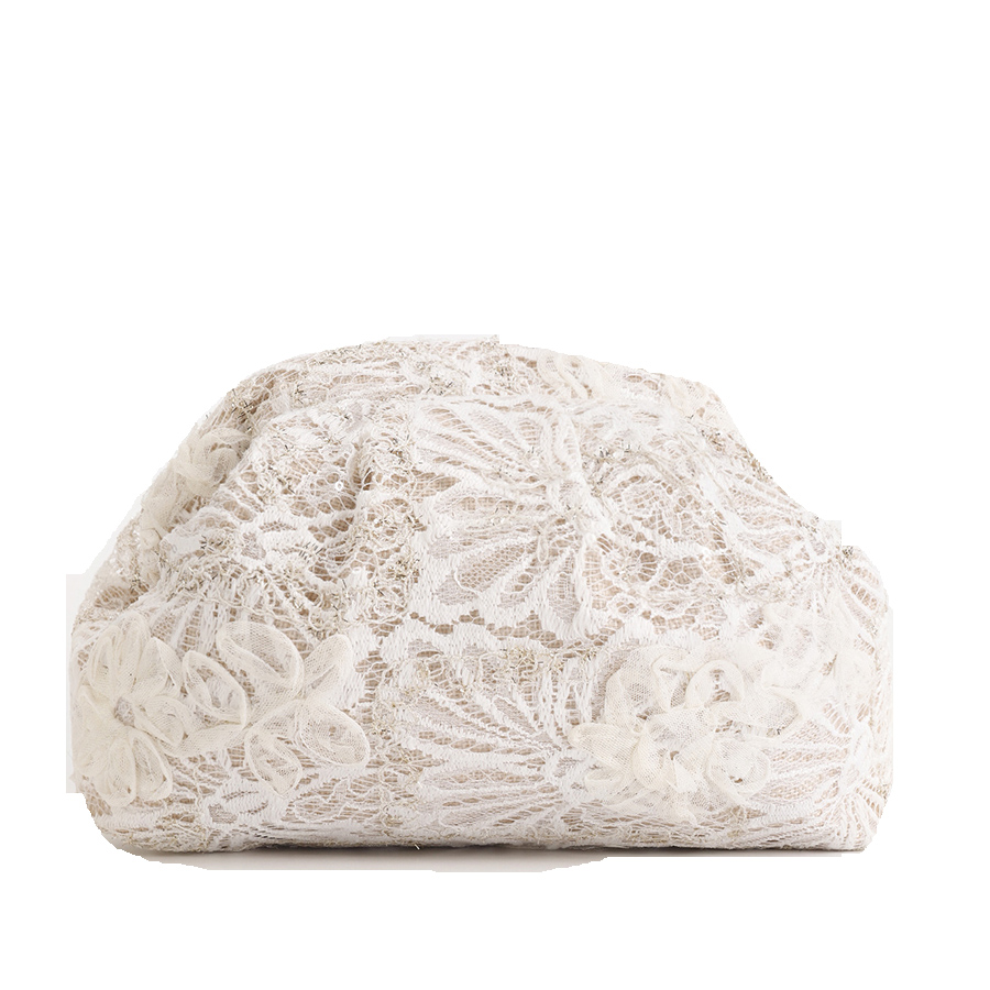 Lace Clouds Clutch Bag,Floral  - Embroidery Bali ulasan dan harga