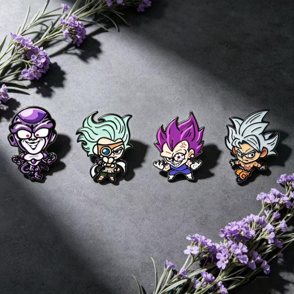 4Pcs Chibi Anime Warrior Ename - Embroidery Reddit ulasan dan harga