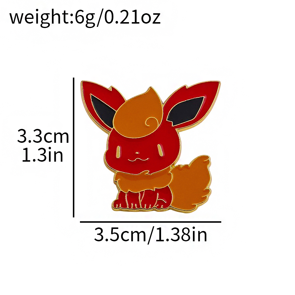 8pc Eevee Enamel Pins Set, Cut - Embroidery Reddit ulasan dan harga